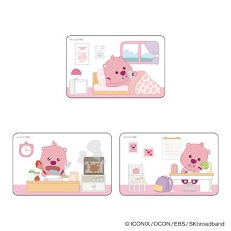 ジャンマンルピー グッズ 通販 じゃんまんるぴー ZANMANG LOOPY クリアカード まじかる百貨店クリアカード 4947864092092 スマホ裏 スマートフォン 透明 かわいい 可愛い 韓国 キャラクター 推しグッズ レンチキュラー ホビー