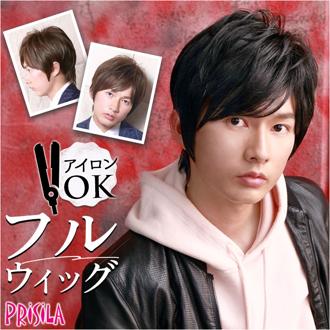 prisila プリシラ ウィッグ MA-10 メンズ 通販 オールウイッグ オールウィッグ フルウィッグ フルウイッグ 全頭かつら かつら ウイッグ メンズウィッグ カツラ 男性用 男性 PRISILA ミディショート コスプレ おしゃれ 自然