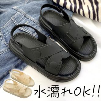 サンダル レディース 通販 ビーチサンダル ビーチシューズ スリッパ 上履き 靴 くつ クロスサンダル シューズ 脱ぎ履き簡単 軽い 歩きやすい 女性 女の人 前あき かわいい 可愛い おしゃれ オシャレ シンプル アウトドア 海 川 夏