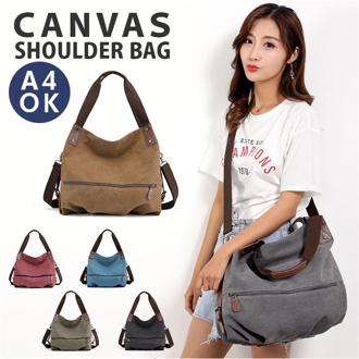 トートバッグ ショルダー 2way 通販 キャンバス トートバック ショルダーバッグ トート バッグ ショルダーバック レディース 肩掛け 肩かけ 斜めがけ メンズ ファスナー付き ポケット付き A4 大容量 無地 通学 通勤 2wayバッグ レディースバッグ