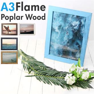 フォトフレーム A3 木製 通販 フォトスタンド 写真立て 写真フレーム 写真たて 写真入れ 壁掛け フレーム 壁 写真 フォト 横 大きい おしゃれ ポプラウッド インテリア