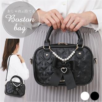ショルダーバッグ レディース 斜めがけ 小さめ 通販 ショルダーバック ミニボストン 斜めがけバッグ ハンドバッグ ショルダー ミニ 2way ハンドバック 333104 おしゃれ かわいい 女性 女子 通勤 通学 高校生 中学生 リボン レディースバッグ