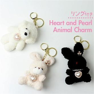 チャーム ハート アニマル 通販 キーホルダー ぬいキーホルダー ぬいぐるみチャーム バッグチャーム ストラップ キーリング 動物 マスコット アニマルモチーフ かわいい 可愛い キュート ギフト 贈り物 贈りもの おしゃれ オシャレ
