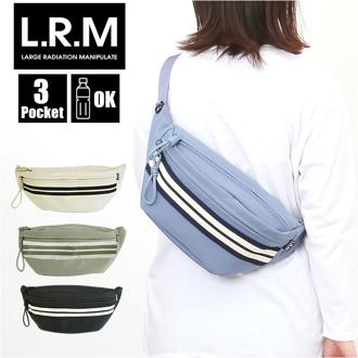 L.R.M バッグ RK-1087 通販 ボディバッグ ボディーバッグ 斜めがけバッグ ウエストバッグ ウエストポーチ ワンショルダーバッグ レディース メンズ 大きめ 大容量 おしゃれ シンプル 無地 ライン 旅行 アウトドア スポーツ 男女兼用バッグ