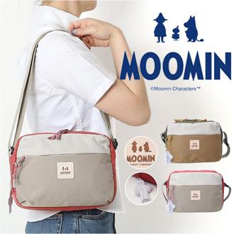 MOOMIN ムーミン ショルダーバッグ RMNL-02 通販 ボックスショルダー ショルダー ショルダーバック 肩掛け 斜めかけ ななめかけ マザーズバッグ マザーズバック 軽量 軽い 小さめ 小さい ポケット多い レディース カジュアル 旅行 通勤 通学