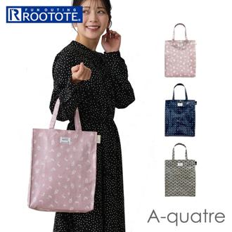 ルートート ラミネートバッグ ROOTOTE 1020 通販 トートバッグ トートバック レッスンバッグ レディース 通勤 通学 A4 縦型 おしゃれ シンプル かわいい オシャレ 可愛い きれいめ 綿 コットン アーキャトル A-quatre レディースバッグ