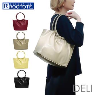 ルートート トートバッグ 1251 ROOTOTE 通販 トートバック トート バッグ レディース 大人 かわいい おしゃれ 肩掛け 手持ち きれいめ カジュアル 軽量 軽い シンプル 無地 DELI デリ crumply クランプリー-A レディースバッグ