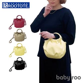 ルートート ベビー ルー 1254 ROOTOTE 通販 ミニショルダーバッグ ショルダーバック ミニトートバッグ レディース 斜めがけ 大人 かわいい きれいめ 軽量 無地 baby roo ベビールー crumply クランプリー-A レディースバッグ