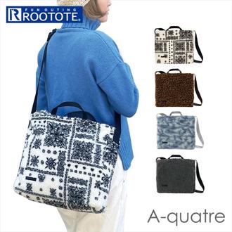 ルートート トートバッグ ROOTOTE 1258 通販 トートバック 2way ショルダーバッグ レディース A4 横 大きめ 斜めがけ 軽量 軽い もこもこ 大人 かわいい おしゃれ シンプル A-quatre アーキャトル BOA ボア レディースバッグ