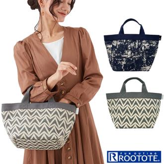 ルートート トートバッグ 3092 ROOTOTE 通販 トートバック レディース ミニトート 自立 おしゃれ 大人 かわいい モノトーン シンプル 普段使い LT. DELI デリ Pattertn Fabric パターンファブリック J レディースバッグ