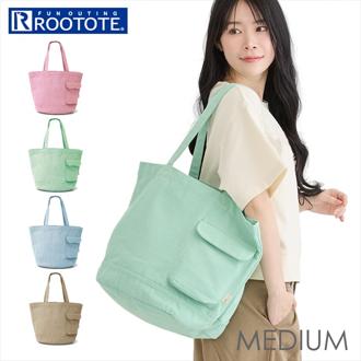 トートバッグ SN.ミディアム 通販 レディース おしゃれ ショルダーバッグ 肩掛け 大きめ 大容量 ROOTOTE ルートート バッグ バック シンプル 無地 ママバッグ 通勤 通学 かわいい リサイクルコットン ナチュラル カジュアル マチあり 仕切り