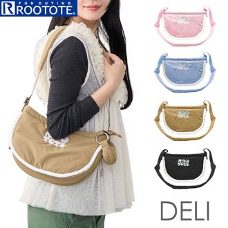 ルートート ショルダーバッグ ROOTOTE 3641 通販 ショルダーバック 斜めがけバッグ 肩掛けバッグ 通勤 サブバッグ ポーチ付き 軽量 軽い 小さめ 横型 大人 かわいい おしゃれ 旅行 可愛い オシャレ DELI puffer レディース