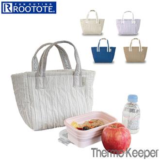 ルートート 保冷バッグ 通販 ROOTOTE 6423 トートバッグ トートバック ランチバッグ ランチトート 保冷バック 軽量 軽い 洗濯機で洗える おしゃれ かわいい シンプル Thermo-Keeper サーモキーパー キルティング レディースバッグ