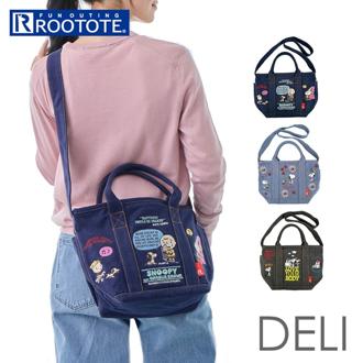 ルートート スヌーピー ROOTOTE 8419 通販 トートバッグ ショルダーバッグ 斜めがけバッグ ショルダーバック 2way トート レディース 旅行 おしゃれ 可愛い 刺繍 大人 かわいい キャラクター SNOOPY 大学生 カジュアル DELI