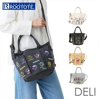 ルートート スヌーピー ROOTOTE 8421 通販 ショルダーバッグ 斜めがけバッグ トートバッグ トートバック バケツバッグ SNOOPY DELI デリ レディース 小さめ 軽量 軽い 大人 かわいい おしゃれ 可愛い 刺繍