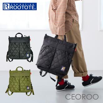 ROOTOTE ルートート リュック 8457 通販 スヌーピー SNOOPY リュックサック バックパック デイパック 2way トートバッグ A4 通勤 通学 旅行 大容量 CEOROO セオルー パフ キルティング 無地 ピーナッツ レディースバッグ