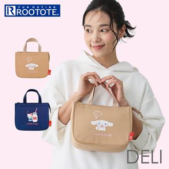 ルートート サンリオ ROOTOTE 8485 通販 ランチバッグ 保冷 ランチトートバッグ お弁当袋 保冷バッグ 保冷バック トートバッグ ファスナー お弁当 小さめ sanrio 洗える DELI デリ かわいい Thermo-Keeper サーモキーパー