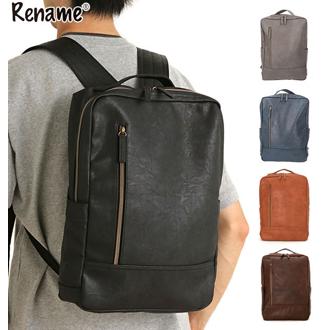 リュック メンズ レディース バッグ A4 大容量 シンプル ポケット おしゃれ 背面 定番 軽量 黒 スクエア 通学 軽い