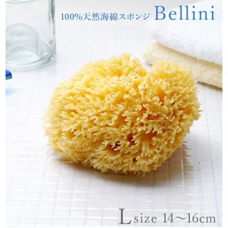 ボディスポンジ Bellini ベリーニ 通販 天然海綿スポンジ 天然海綿 ハニコム種 SA16 Lサイズ 約14～16cm お風呂 洗顔 海綿スポンジ 天然スポンジ ベビー 赤ちゃん 柔らか やわらか ふわふわ ソフト 敏感肌 乾燥肌 肌トラブル 肌荒れ ボディタオル 弾力 泡立ち