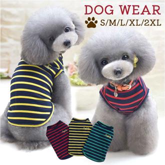 犬服 小型犬 タンクトップ 通販 犬の服 犬 いぬ 服 動きやすい 夏服 春 夏 ボーダー 春夏 おしゃれ かわいい シンプル オシャレ 可愛い 小型犬用 ドッグウェア 犬用品 ペット用品 ペットグッズ