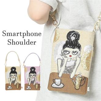 スマホショルダーバッグ レディース 通販 Lyre バッグ スマホバッグ ミニショルダー リタちゃん 合成皮革 合皮 ショルダーバッグ フェイクレザー ショルダーバック バック 鞄 おしゃれ 大人 かわいい 可愛い オシャレ シンプル ブランド レディースバッグ