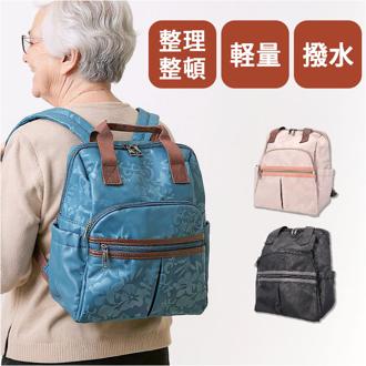 シニア リュック レディース 通販 リュックサック おしゃれ デイパック レディースリュック シニアリュックサック レディースバッグリュック バッグ バック 軽い 軽量 持ち手 ポリエステル ファスナー かわいい 可愛い 70代 60代 祖母 高齢者 敬老の日