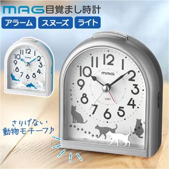 mag 目覚まし時計 子供 T807 通販 ノア精密 非電波 目覚し時計 置き時計 置時計 アラーム時計 目覚まし 時計 卓上時計 アナログ 電池式 かわいい おしゃれ スヌーズ 男の子 女の子 ライト付き 連続秒針 インテリア時計 インテリア