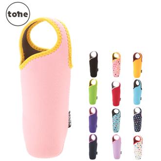 ボトルカバー トーン tone ペットボトル マグボトル 軽い 500ml 定番 マイボトル ビビッド 保温保冷 クッション性 おしゃれ カラフル カバー ポーチ 持ち手 ケース 水筒 子供用水筒 tone-02