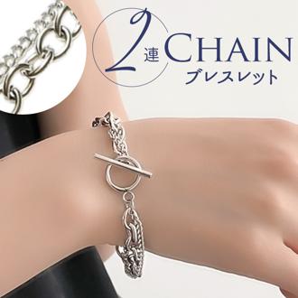 ブレスレット 2連 通販 ダイヤモンドハーツ blt-0050 Diamond Hearts レディース ２連チェーン マンテルブレスレット 腕輪 チェーン 女性 男性 誕生日 彼女 おしゃれ かわいい 大人 可愛い ブランド ギフト プレゼント プチプラ