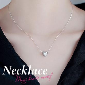 ネックレス レディース シンプル 通販 ペンダント ジュエリー レディースアクセサリー ハート かわいい おしゃれ 大人 可愛い オシャレ 大人っぽい シルバー ミニハートモチーフネックレス Diamond Hearts ダイヤモンドハーツ nec-009