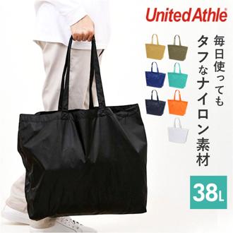 United Athle ユナイテッドアスレ トートバッグ 通販 1422-01 Wサイズ エコバッグ ショッピングバッグ 買い物バッグ サブバッグ トートバック エコバック ナイロンバック トート メンズ レディース 軽量 軽い 丈夫 万能 シンプル 男女兼用