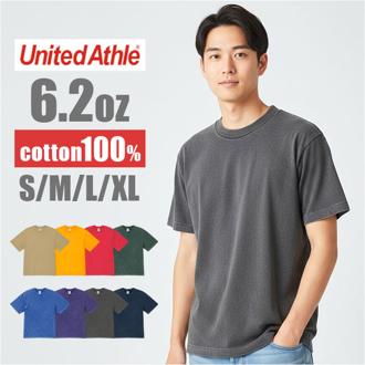 ユナイテッドアスレ 6.2オンス Tシャツ 通販 united athle 6.2OZ カットソー tシャツ 半袖 天竺編み 綿100% メンズ 紳士 男性 男子 夏 春夏 カジュアル 無地 シンプル コットン 100% トップス メンズファッション