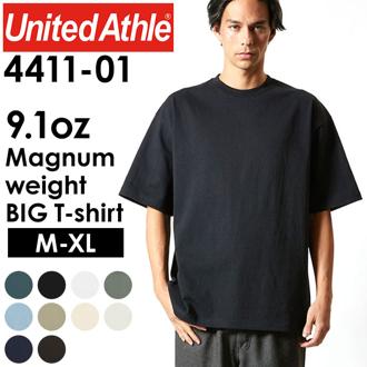 tシャツ 半袖 通販 メンズ レディース ブランド ユナイテッドアスレ 9.1オンス united athle 441101 白tシャツ 半袖tシャツ おしゃれ 綿 白 黒 グレー 大きいサイズ ビックシルエット シンプル オーバーサイズ