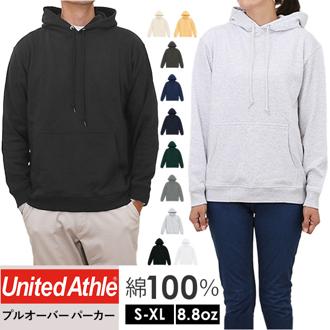 United Athle ユナイテッドアスレ プルオーバーパーカー 通販 パーカー スウェット スウエット 上着 羽織り 羽織 8.8オンス ポケット付き 着脱しやすい 伸縮性 吸水性 カジュアル 秋 春 レディース メンズ 男女兼用 ユニセックス トップス