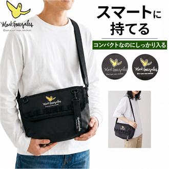 マークゴンザレス ショルダーバッグ VJMG-0017 通販 mark gonzales ショルダーバック 斜めがけバッグ フラップショルダー ブランド メンズ レディース 黒 ブラック かっこいい 大きめ 大学生 中学生 高校生 旅行 アウトドア メンズバッグ