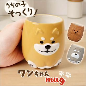 犬 マグカップ 大きい 通販 wankoron わんわんマグ 食器 陶器 コップ マグ カップ デコレ DECOLE コーヒーカップ 犬柄 犬好き ギフト 贈り物 おしゃれ かわいい 可愛い キッチン雑貨 テーブルウエア 日用品