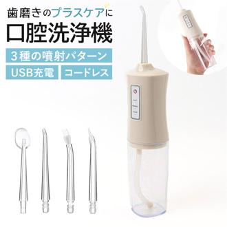 口腔洗浄器 ウォーターフロス 通販 オーラルフレッシュ 口腔洗浄機 水流 歯ブラシ 電動 洗浄 フロス 歯 オーラルケア 舌ブラシ 舌磨き 180mlタンク USB充電式 充電 水流歯ブラシ 歯周ポケット 歯茎ケア 口腔水流洗浄機 生活雑貨 日用品
