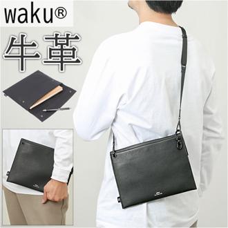 waku ワク ショルダーバッグ WK-0049 通販 スクエアバッグ サコッシュ スクエアバック ショルダーバック ショルダー 斜めかけ ミニショルダーバッグ ミニショルダーバック ミニショルダー 革 レザー 本革 スクエア コンパクト きれいめ ミニ 薄い
