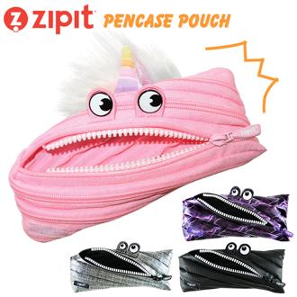 ペンケース おしゃれ 女子 通販 中学 高校 トロイカ モンスター ポーチ 小物入れ 筆箱 中学 高校 女の子 シルバー ユニーク ギフト 入学祝い ホワイトデー お返し プレゼント 文具 ユニコーンピンク