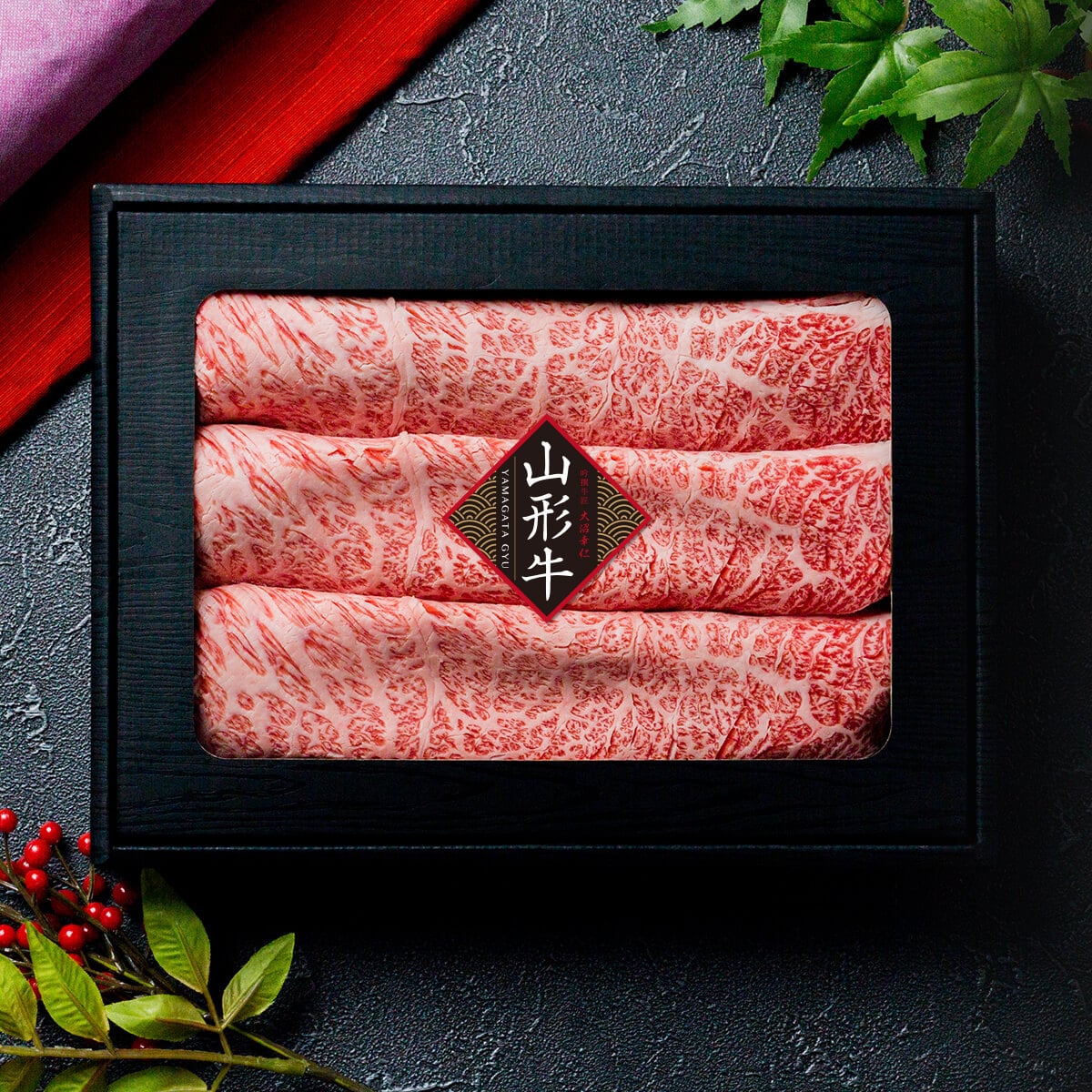 山形牛すきやき上肩ロース1000g(9～10人前)【山形牛肉ギフト】