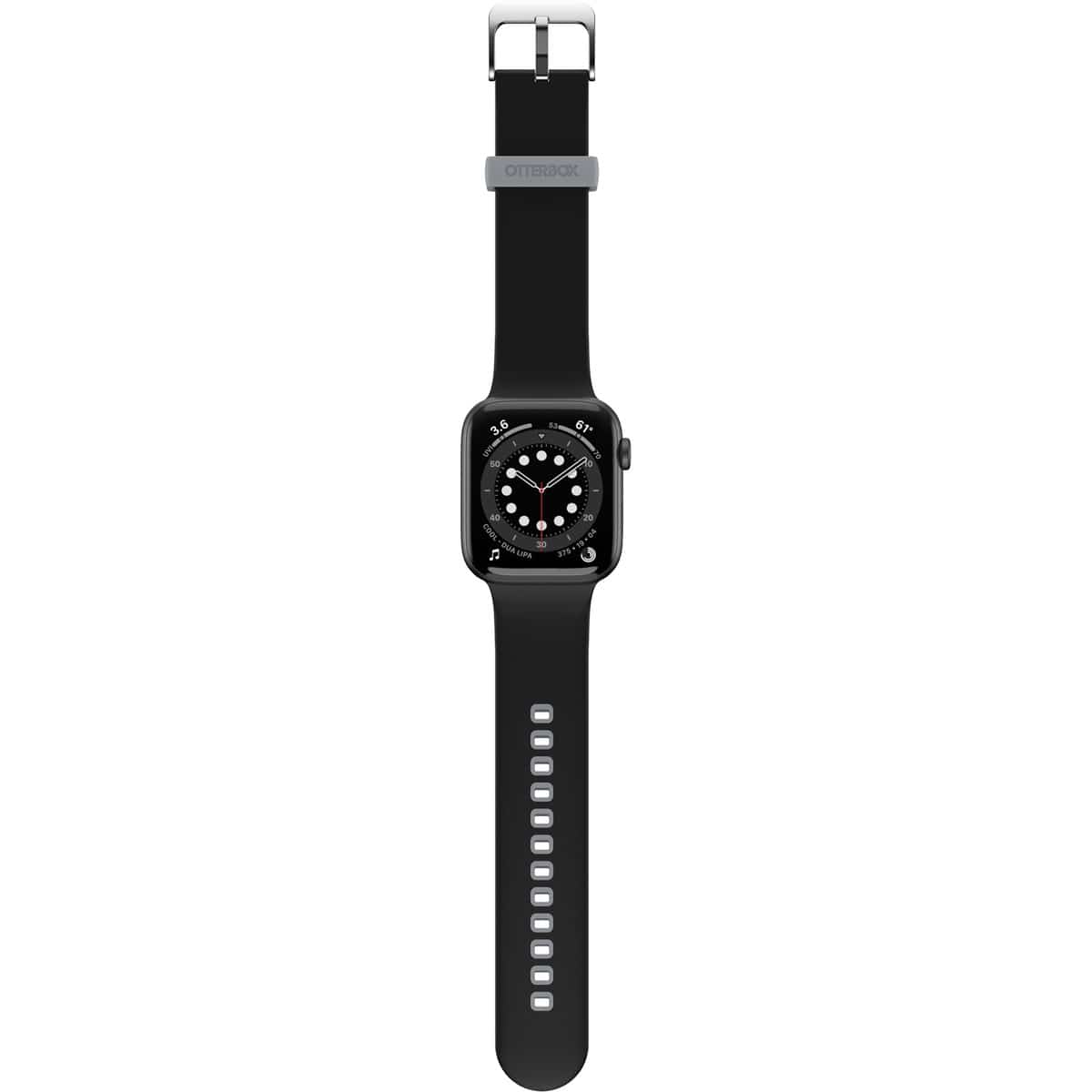 Apple Watchバンド (49/46/45/44mm) ペイブメント ブラックシリコン素材 抗菌素材使用  耐汗性、通気性あり スポーツに最適 77-83880 OtterBox オッターボックス ≪特価！≫ (77-83880)
