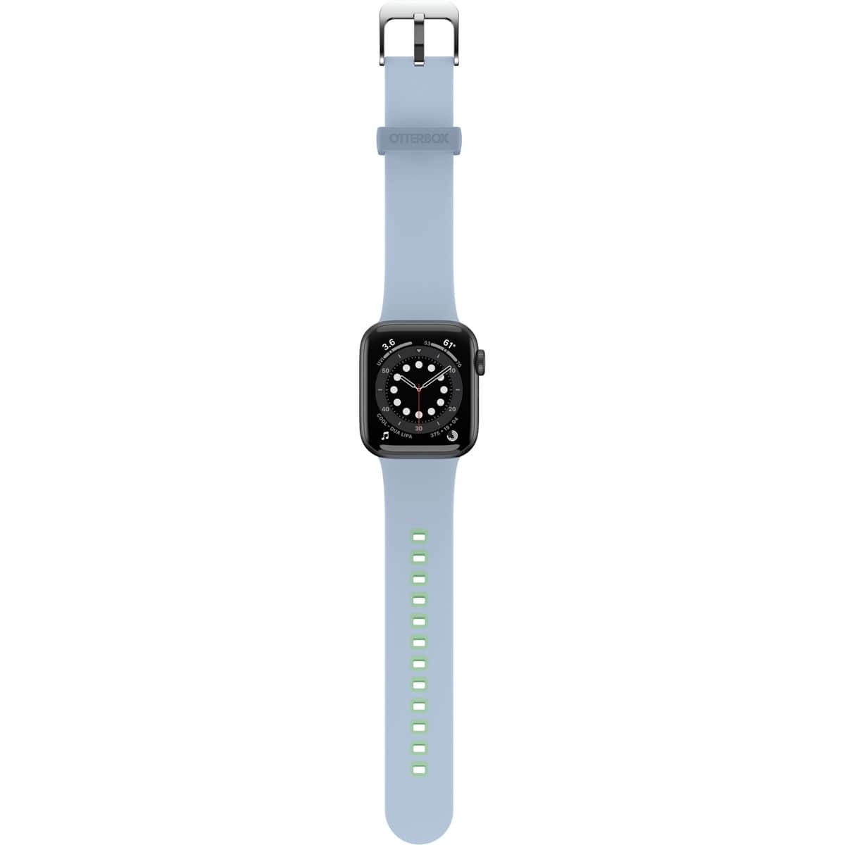 Apple Watchバンド (42/41/40/38mm) フレッシュデュー ブルー シリコン素材 抗菌素材使用  耐汗性、通気性あり スポーツに最適 77-83895 OtterBox オッターボックス ≪特価！≫ (77-83895)