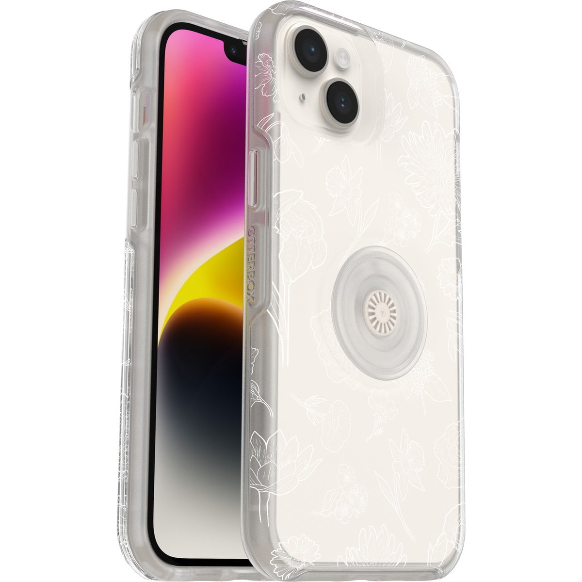 iPhone 14 Plus ケース OTTER + POP SYMMETRY CLEAR フラワー 77-89695 OtterBox オッターボックス ≪特価！≫ (77-89695)