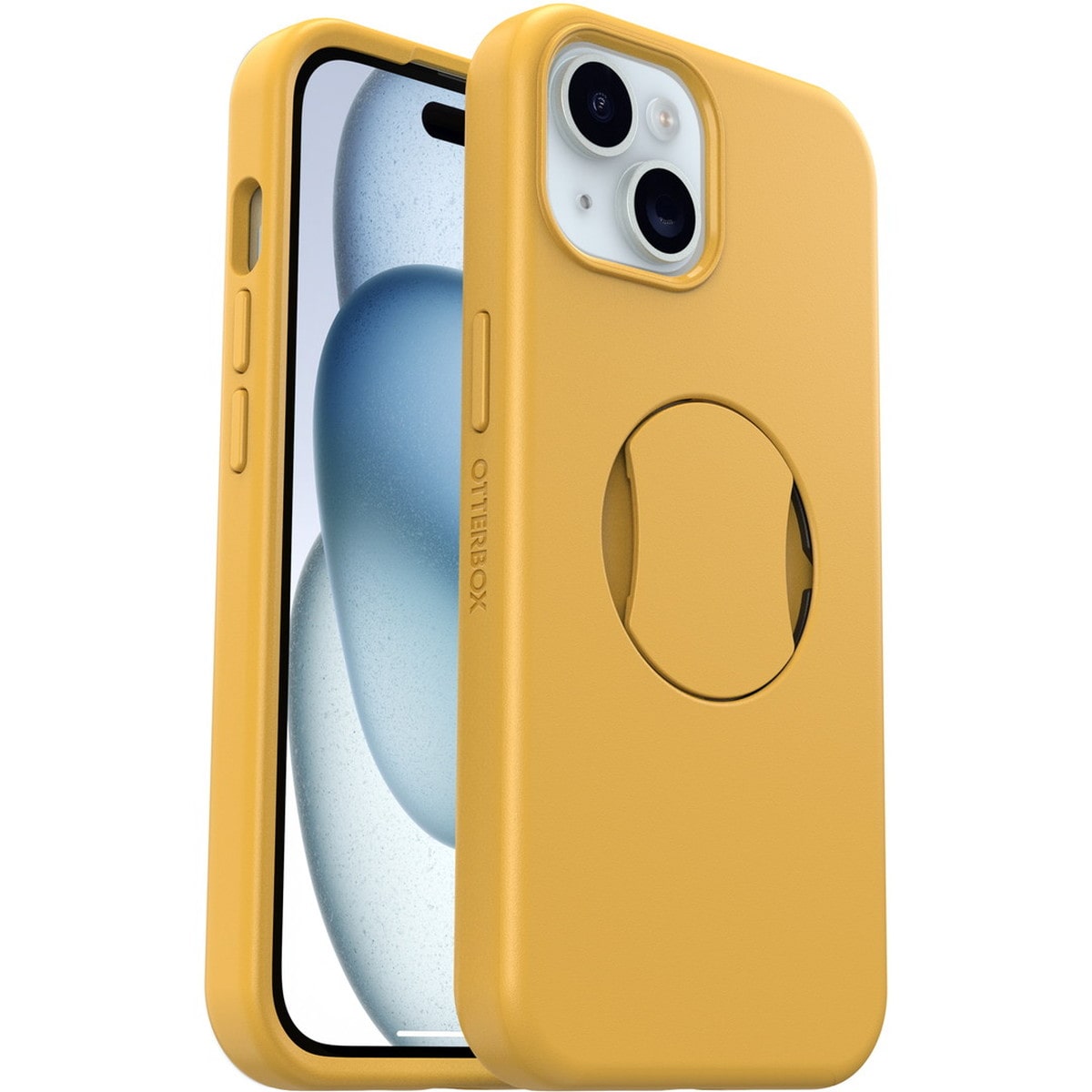 iPhone 15  ケース OtterGrip Symmetry 耐衝撃 MILスペック グリップ付 MagSafe アスペングリーム 77-93203 OtterBox オッターボックス ≪特価！≫ (77-93203)