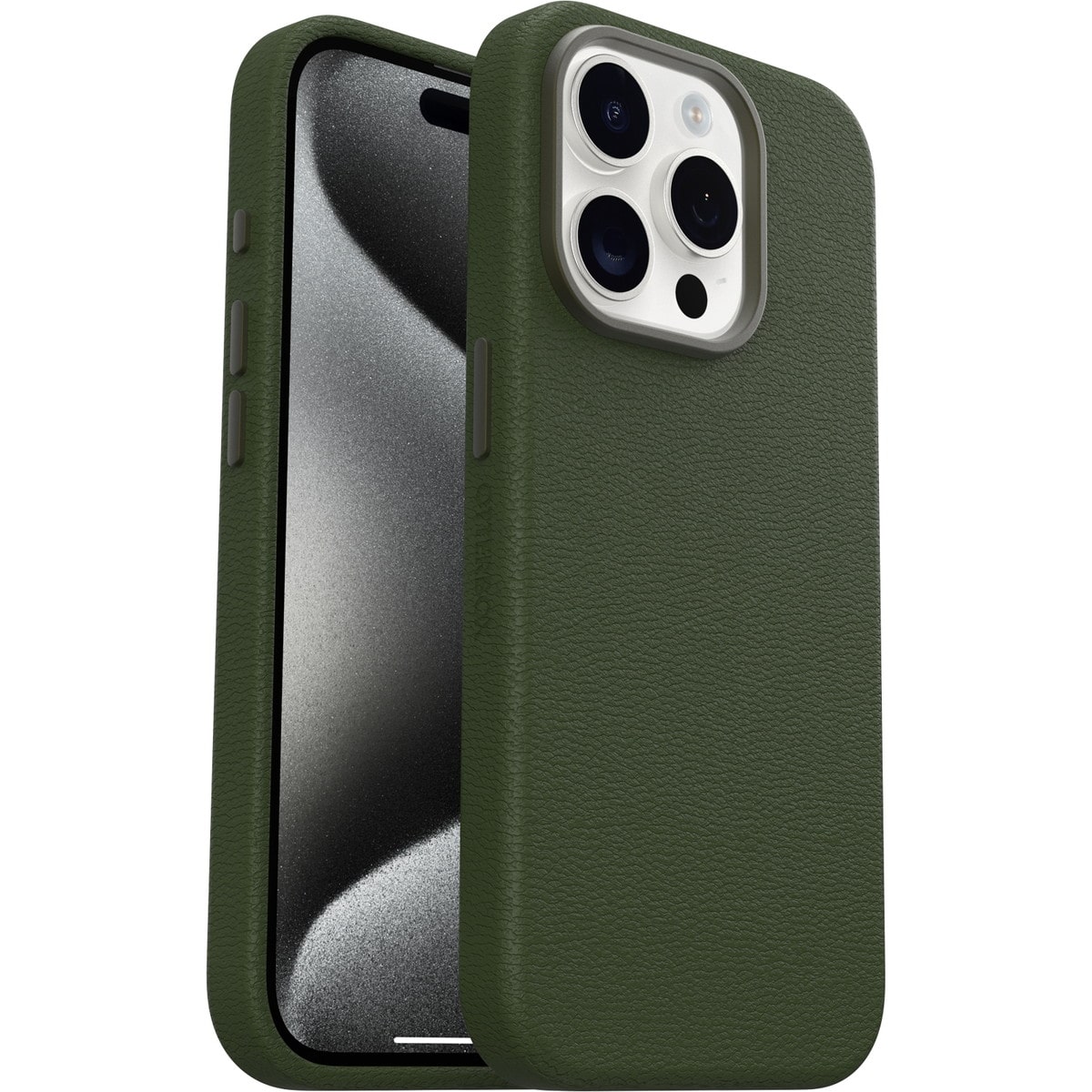 iPhone 15 Pro ケース Symmetry Cactus Leather Cactus Groove グリーン OtterBox オッターボックス ≪特価！≫ (77-95750)