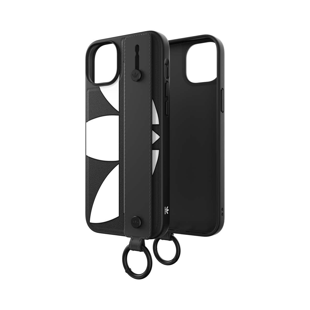 adidas Originals[アディダス オリジナルス] iPhone 14 Plus スマホケース スマホカバー Big Logo Black ハンドストラップ グリップバンド ロゴ ブラック ≪特価！≫ (50215(GC2982))