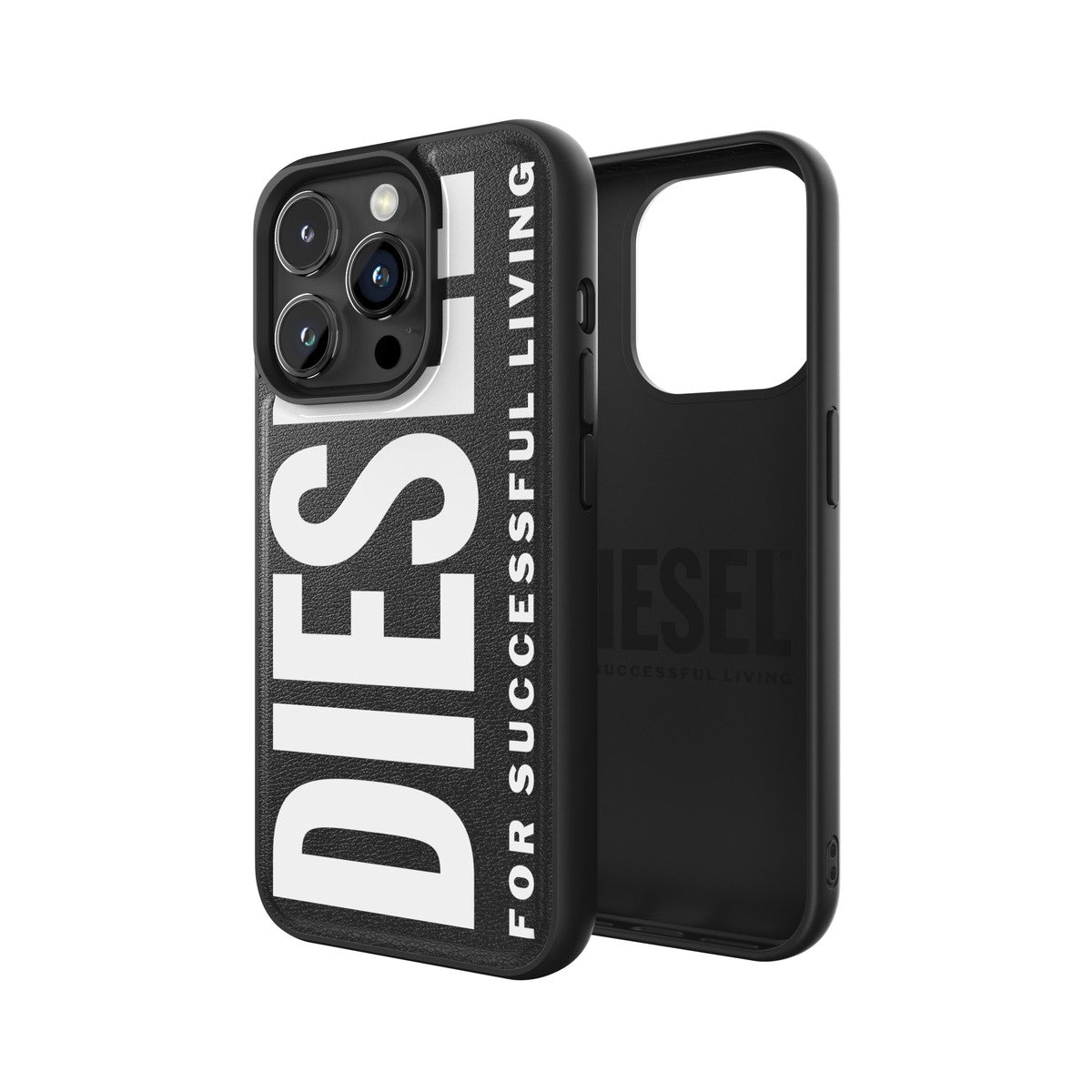DIESEL[ディーゼル] iPhone 15 Pro case CORE スマホケース スマホカバー ロゴ ブラック ≪特価！≫ (54166)
