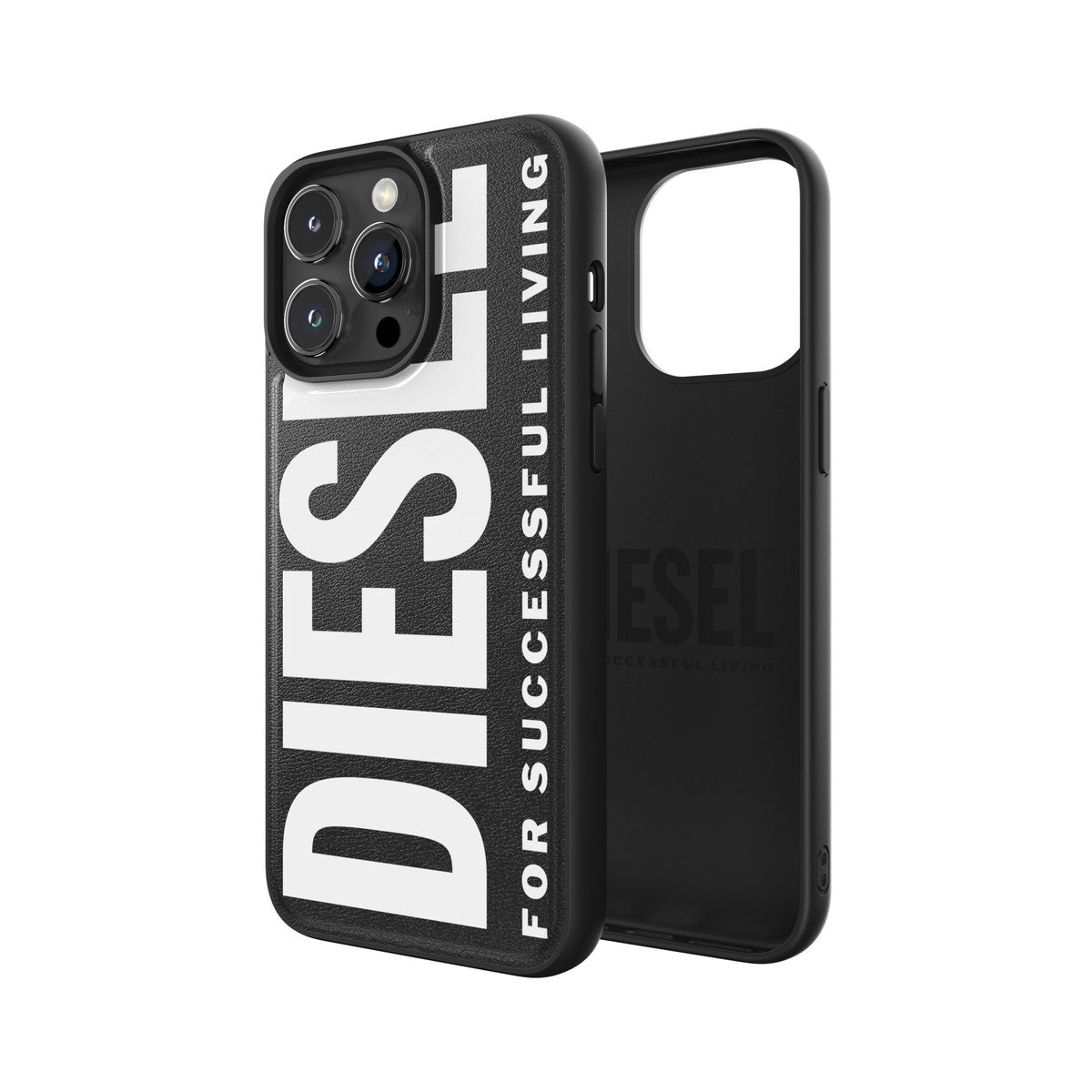 DIESEL[ディーゼル] iPhone 15 Pro Max case CORE Black スマホケース スマホカバー ロゴ ブラック ≪特価！≫ (54168)