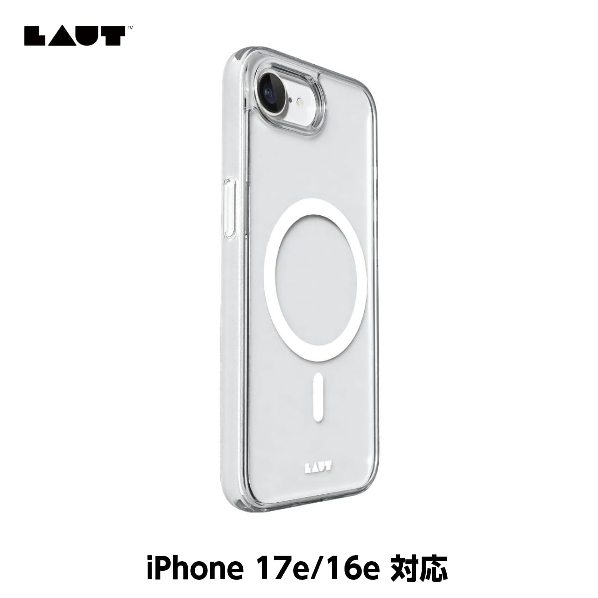 iPhone 17e/16e スマホケース スマホカバー MagSafe対応 Clear(クリア) LAUT[ラウト] CRYSTAL-M[クリスタル] (L_IPSE4_CRM_UC)