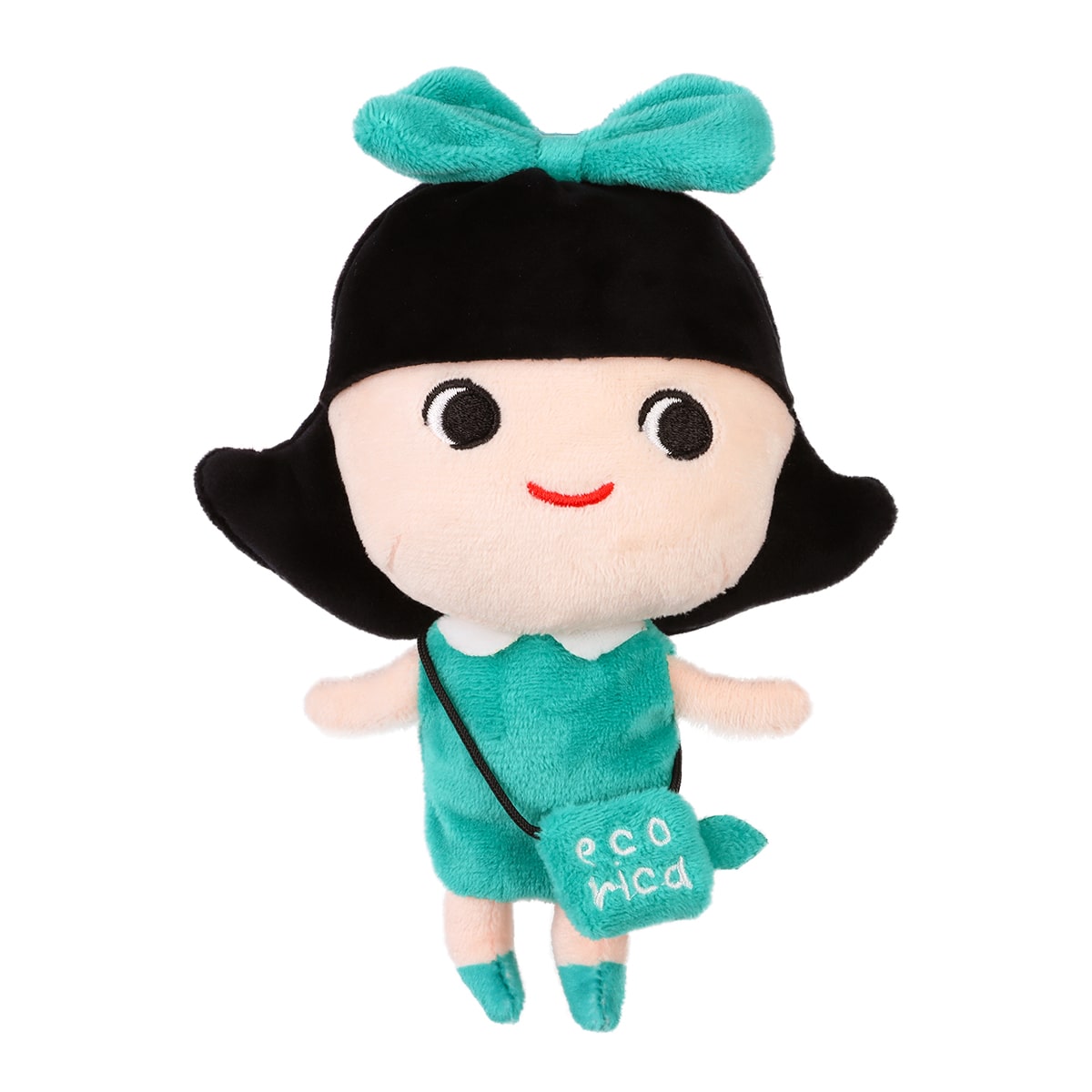 MagMoji Wallet×ecorica ポーチ エコリカちゃん MagSafe対応 スマホポーチ MagSafe非対応機種用メタルリング付属 マスコット ぬいぐるみ